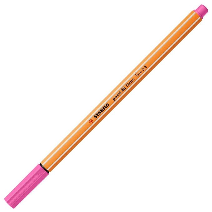 STabilo confezione 10Pz Fineliner Point 88 rosa neon