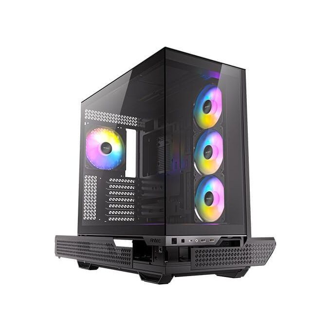Antec C7 ARGB Supporto GPU RTX 40 4 Ventole ARGB PWM da 120mm Incluse Raffreddamento GPU Verticale Tipo C 10Gbps