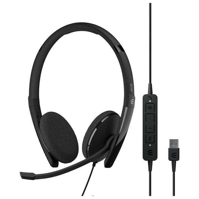 Sennheiser Adapt 160t Usb Ii Auricolare Cablato a Padiglione Ufficio Usb Tipo A Nero