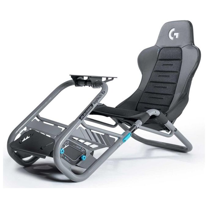 Playseat Trophy - Logitech G Edition Sim Racing Cockpit - Completamente regolabile - Supporta tutti i volanti Direct Drive - Leggero e robusto - Comfort assoluto - Similpelle con materiale ActiFit