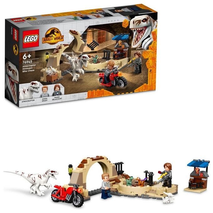 LEGO Jurassic World Atrociraptor: Inseguimento sulla Moto