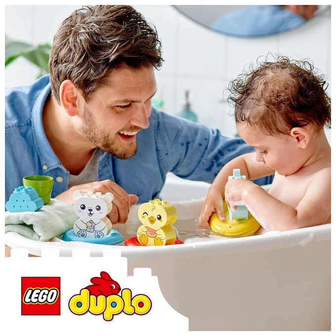LEGO Duplo Ora del Bagnetto: Il Treno Degli Animali Galleggiante