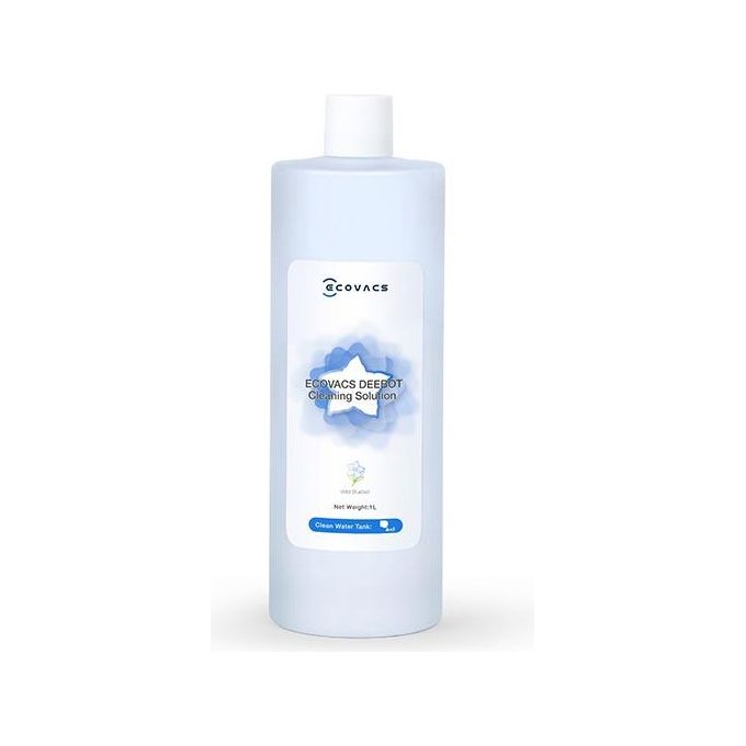 ECOVACS Detergente Pavimenti 1 Litro per Robot Aspirapolvere DEEBOT N30-N20-X1-X2-X5-T10-T20-T30 serie con stazione OMNI All-in-One
