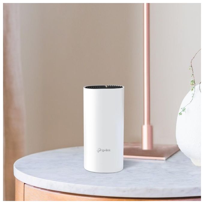 TP-Link Deco M4 Wifi Mesh Dual Band AC1200 2 Porte Ethernet Gigabit Unita' aggiuntiva per una ottima copertura Supporta fino a 10 unita' in una casa