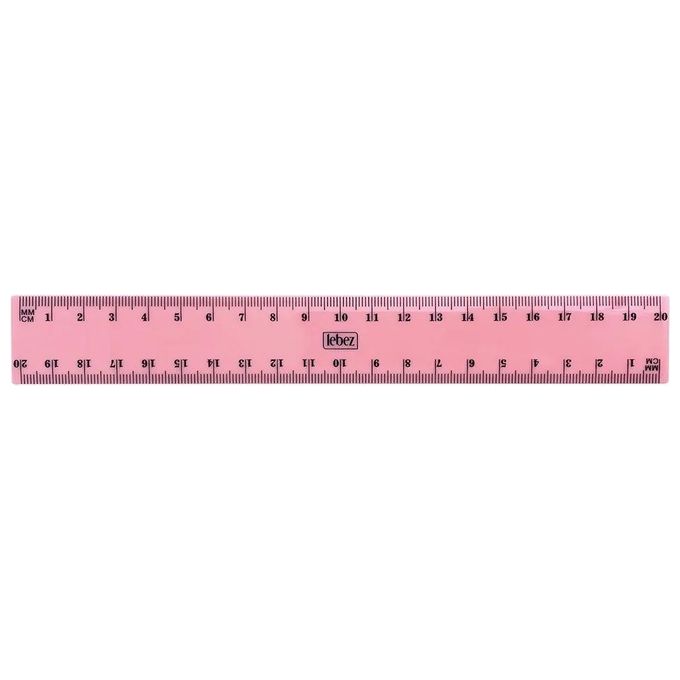 Lebez Barattolo 36 Pezzi Righelli 20cm Pastel