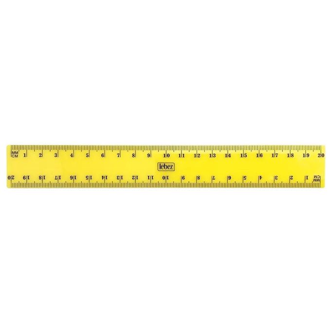Lebez Barattolo 36 Pezzi Righelli 20cm Pastel