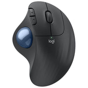 Logitech ERGO M575S mouse trackball wireless mouse ergonomico wireless con Bluetooth e dongle crittografato controllo comodo con il pollice tracciamento preciso e fluido per PC-Mac - Grafite