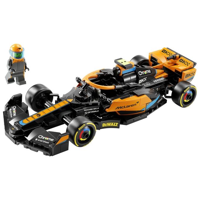 LEGO Speed Champions 76919 Mono Splitposto da Corsa McLaren Formula 1 2023, Macchina Giocattolo F1 per Bambini 9+, Auto da Costruire