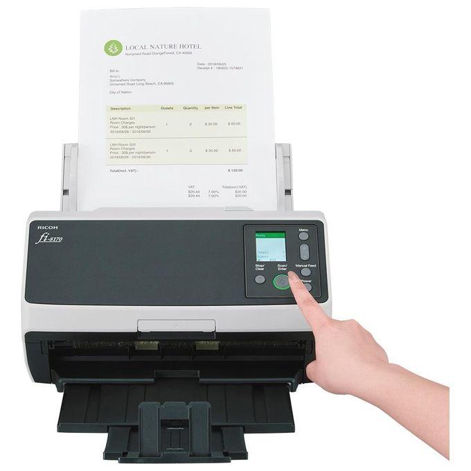 Fujitsu FI-8170 ADF  Scanner ad Alimentazione Manuale 600x600 Dpi A4 Nero-Grigio