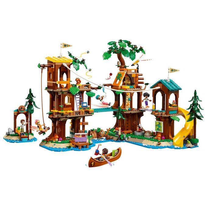 LEGO Friends La Casa sull'Albero al Campo Avventure Gioco Educativo per Bambine e Bambini da 8 Anni con Casa da Costruire 5 Mini Bamboline e 5 Animali Giocattolo Idea Regalo di Compleanno 42631