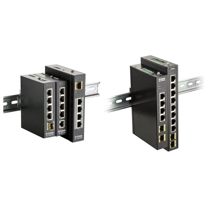 D-Link DIS-100G-6S Switch di Rete Gestito Gigabit Ethernet 10-100-1000 Nero