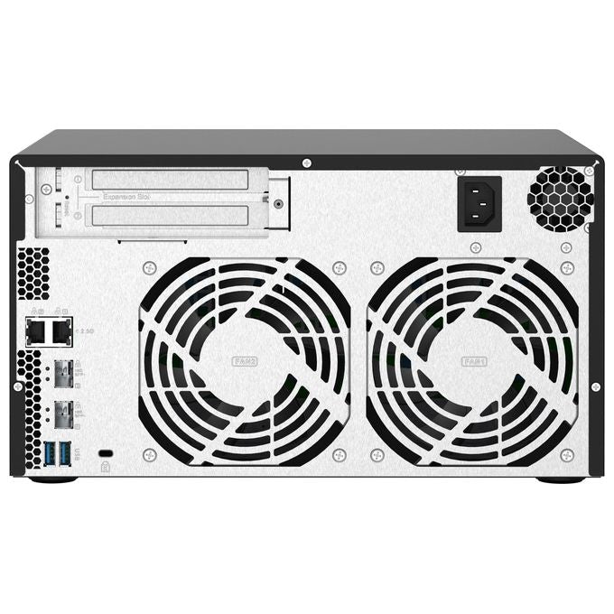 Qnap TS-832PX-4G Nas 8 Hd 35'-25' Sata6 2P Giga+2x 10gBe Sfp+2px 25gbe 3P Usb 3.0 4Gb Ddr4 SoDimm Cpu Al324 1.7ghz Qcore