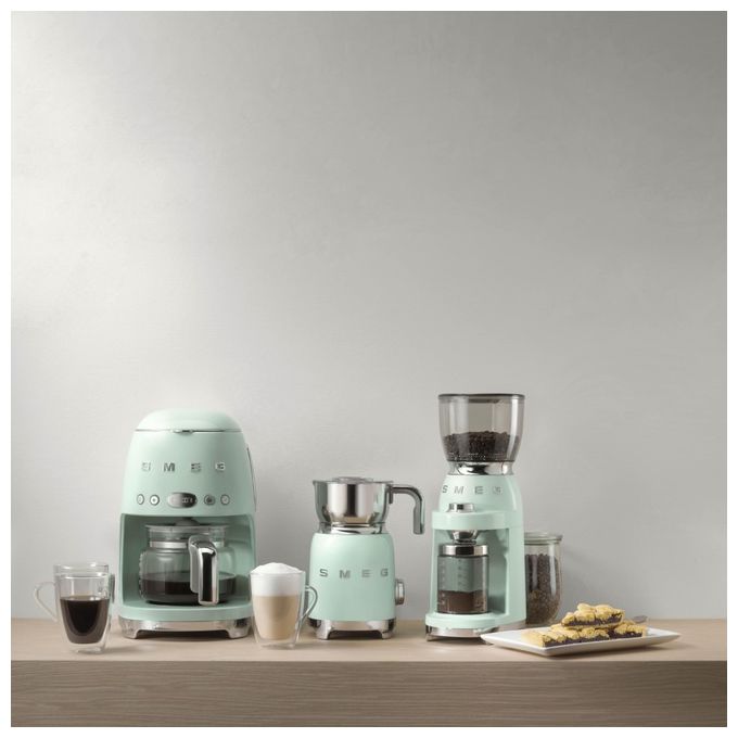 Smeg DCF02PGEU Macchina per Caffe' Automatica con Filtro 1.4 Litri Verde Acqua