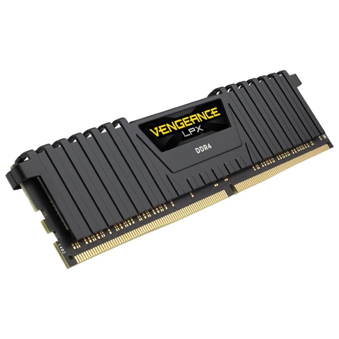 Corsair Vengeance LPX DDR4 PC4-25600, 3.200 MHz, C16, Nero Kit 16GB (2x 8GB)