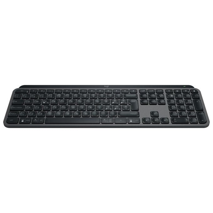 Logitech MX Keys S, Tastiera Wireless, Profilo Basso, Digitazione Precisa, Tasti Programmabili, Retroilluminazione, Bluetooth, USB C Ricaricabile, Italiano QWERTY, Grigio
