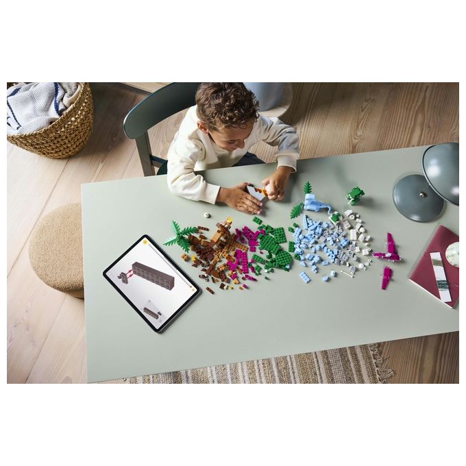 LEGO 11041 Dinosauri Creativi Set di Costruzioni con 450 Pezzi per Bambini 5+ Anni con T. rex Triceratopo Pterosauro Brontosauro e Cucciolo nell'uovo colore Multicolore
