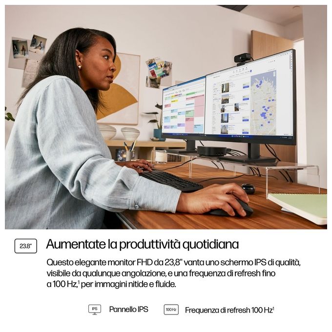 HP Series 3 Pro Monitor Serie 3 Pro FHD da 23.8'' 324pf
