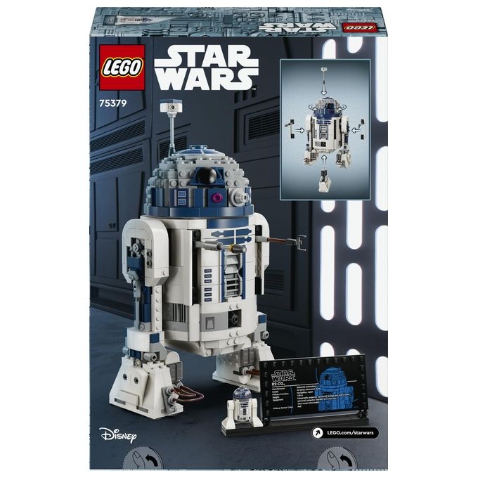 LEGO Star Wars 75379 R2-D2, Modellino da Costruire di Droide con Parti Mobili e Accessori, Giochi Bambini 10+ con Minifigure