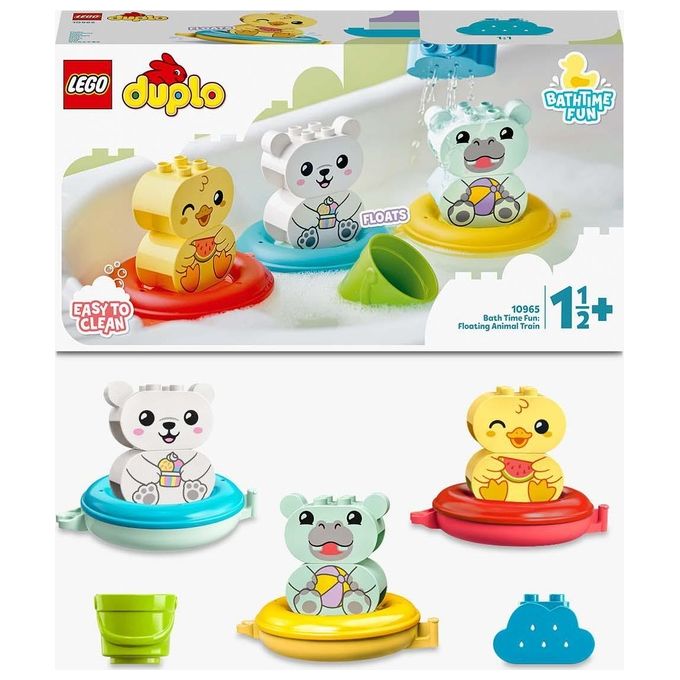 LEGO Duplo Ora del Bagnetto: Il Treno Degli Animali Galleggiante