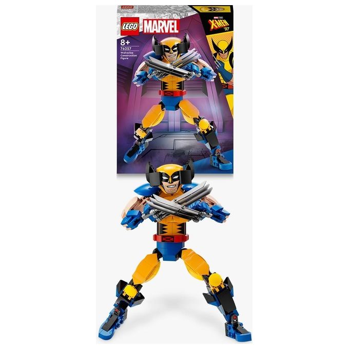 LEGO Marvel 76257 Personaggio di Wolverine, Action Figure Costruibile degli X-Men con 6 Elementi Artiglio, Collezione Supereroi