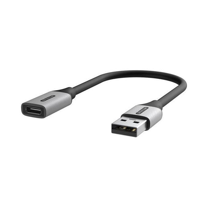 Sitecom Cavo Adattatore USB A a USB C Adapter Grigio