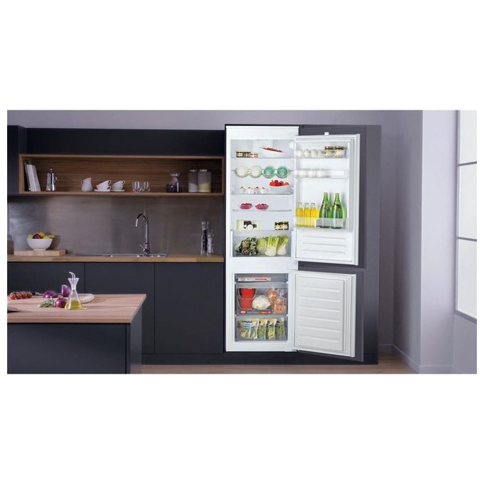 Hotpoint BCB 7030 D1 Frigorifero Combinato Capacita' 273 Litri Classe Energetica F Ventilato Active Fresh 177 cm Bianco