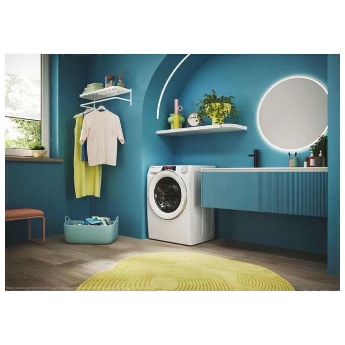 Candy RapidÓ ROW4854DWMST-1-S Lavasciuga Libera Installazione Caricamento Frontale Bianco Classe Energetica D