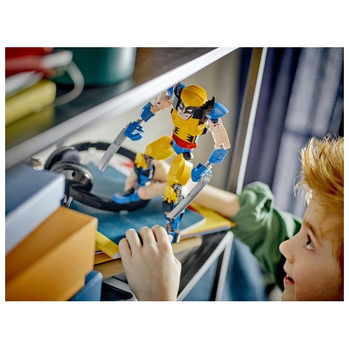 LEGO Marvel 76257 Personaggio di Wolverine, Action Figure Costruibile degli X-Men con 6 Elementi Artiglio, Collezione Supereroi