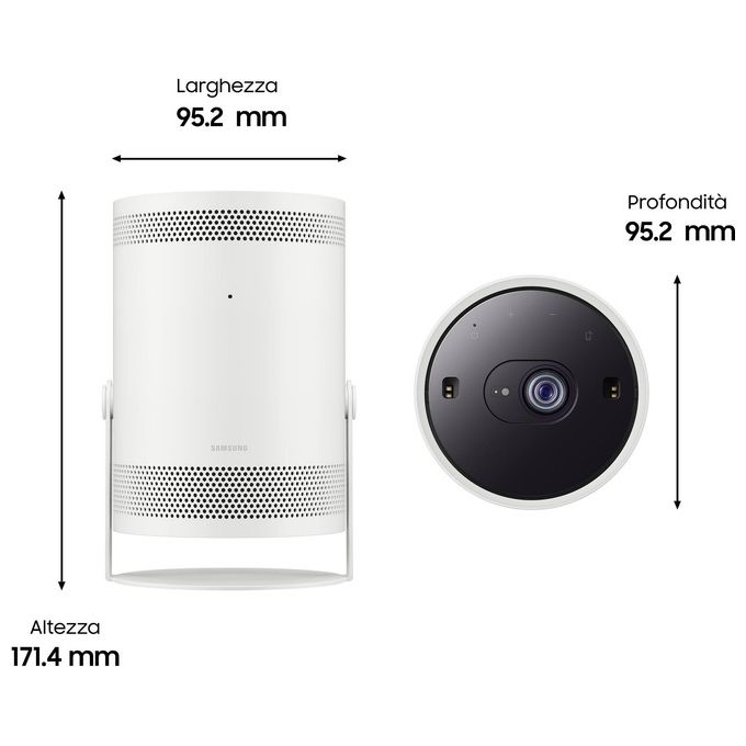 Samsung The Freestyle 2nd Generation LFF3C Proiettore Portatile Full HD Wi-Fi USB Auto Focusing e Leveling