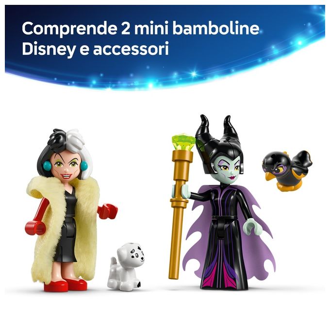 LEGO Disney Classic Abiti di Malefica e Crudelia De Mon