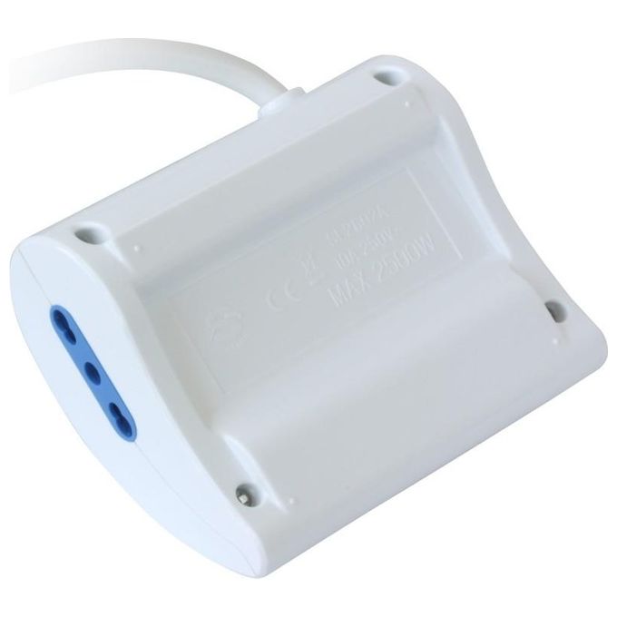 Techly Multipresa da Tavolo 3 Posti con Porte Usb
