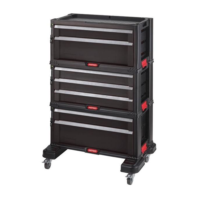 Keter Carrello Portatuensili 7 Cassetti Con Ruote 56x28x74cm