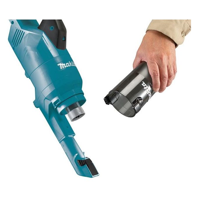 Makita DCL286FRF Aspirapolvere a Batteria 18 V-3.0 Ah 1 Batteria con Caricatore con Unita' Ciclonica