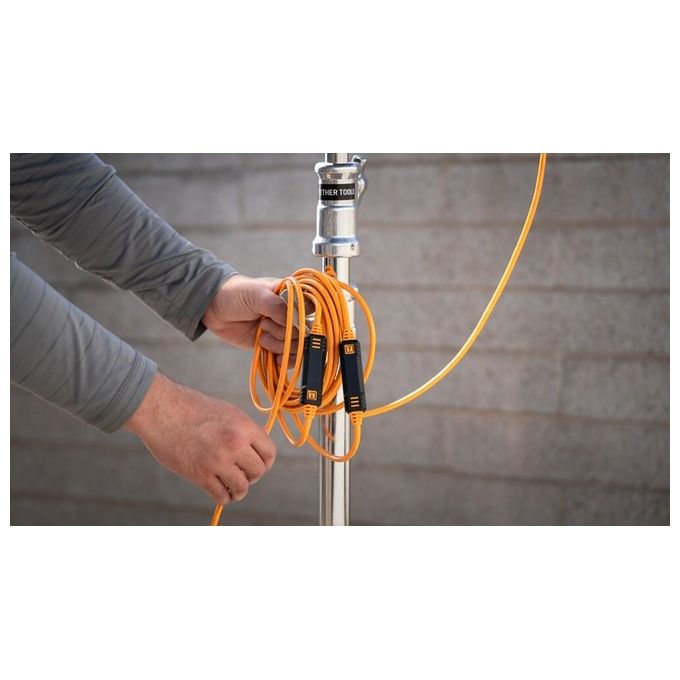 Tether Tools TetherPro Cavo da USB-C a USB-C 9.4mt ad Angolo Retto con Doppio TetherBoost in Linea Arancione