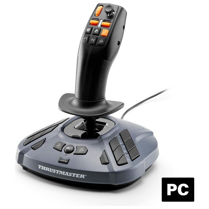 Thrustmaster Joystick Simtask FarmStick Nero-Grigio