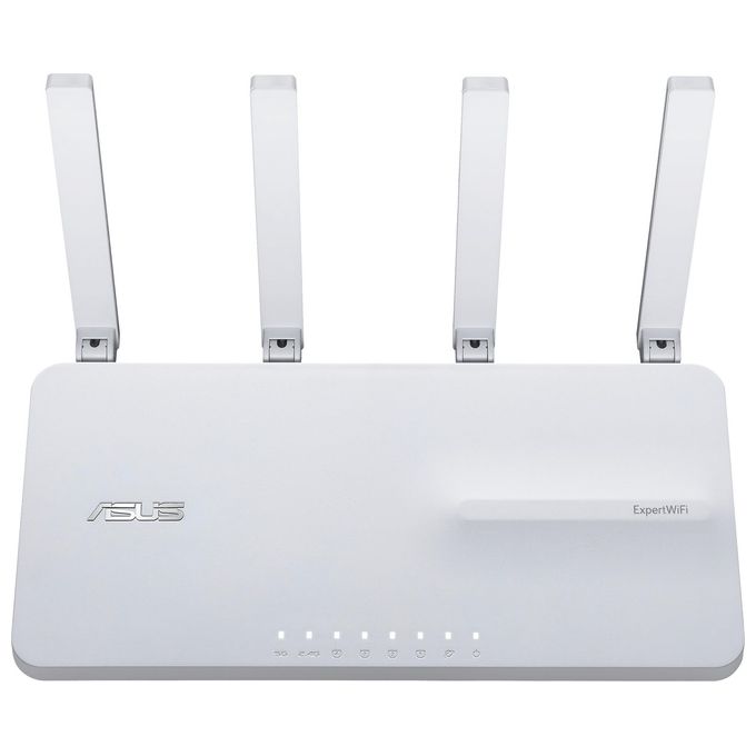 ASUS ExpertWiFi EBR63 AX30000 Router Business Dual-band WIFI, SDN, VLAN, Dual WAN, VPN, Guest Portal, Free WiFi, AiProtection Pro, Bianco