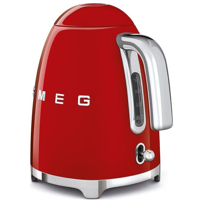 Smeg KLF03RDEU Estetica 50's Style Bollitore Elettrico Capacita' 1,7 Litri 7 Tazze Potenza 2400 W Rosso