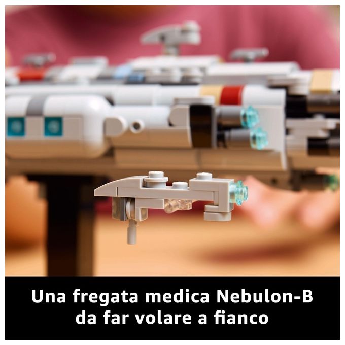 LEGO Star Wars 75405 - Home One Starcruiser, Set da Costruzione con Sala Comando, Hangar e Minifigure, Eta' 10+