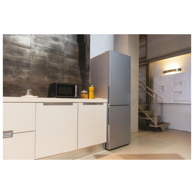 Candy CCE4T618ES Fresco Frigorifero Combinato Libera Installazione 341 Litri Classe Energetica E Total No Frost Circle+ Trattamento antimuffa 185cm Argento