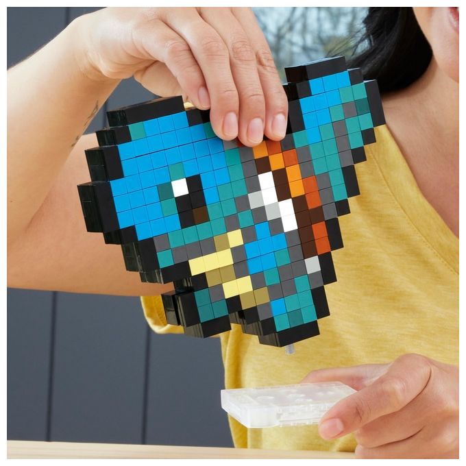 Mega Bloks Pixel Art Squirtle Pokemon