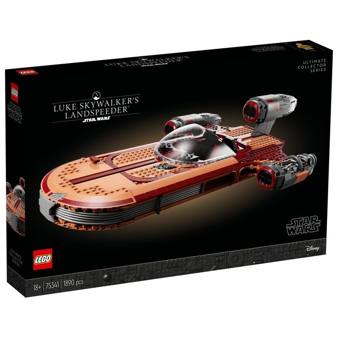 Lego Star Wars Landspeeder di Luke Skywalker 75341 set da costruzione 1890 pezzi 18+