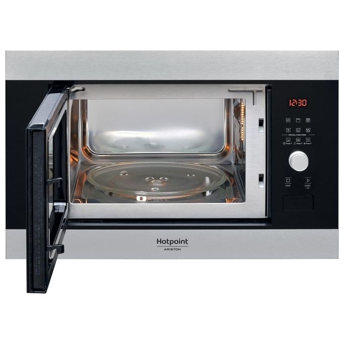 Hotpoint MF25G IX HA Forno a Microonde con Grill Elettronico Capacita' 25 Litri Potenza 900 W Inox