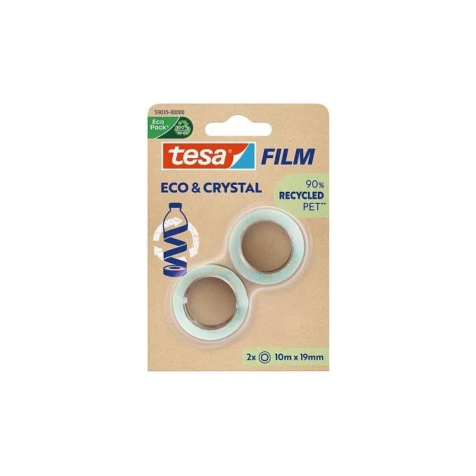 Tesa Confezione 6 Blister Tesafilm Eco Crystal 10x19mm