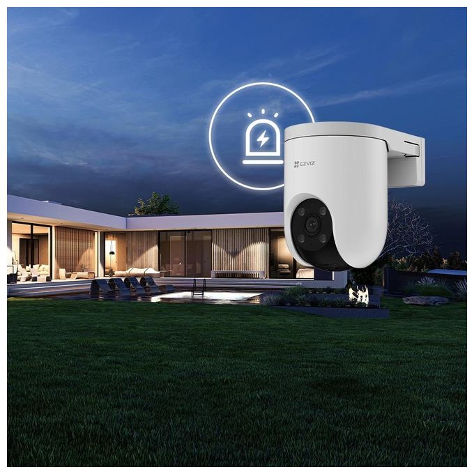 Ezviz H8c Poe 3mp Telecamera Da Esterno Motorizzata Auto Tracking E Difesa Attiva 3mp