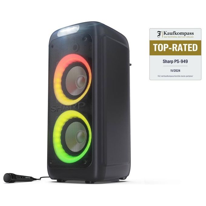 Sharp PS-949 Altoparlante per Feste Nero