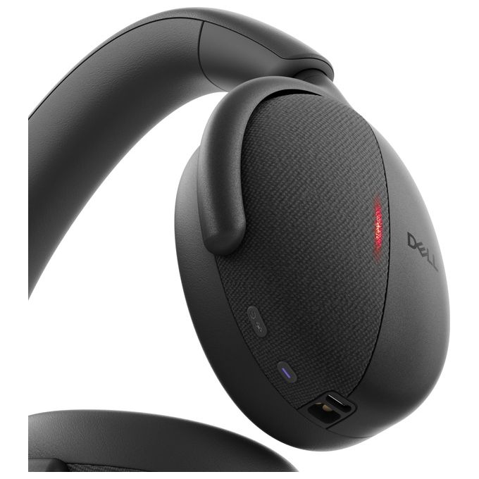 Dell WL7024 Auricolare con Cavo e Senza Cavo a Padiglione Usb Tipo-c Bluetooth Nero