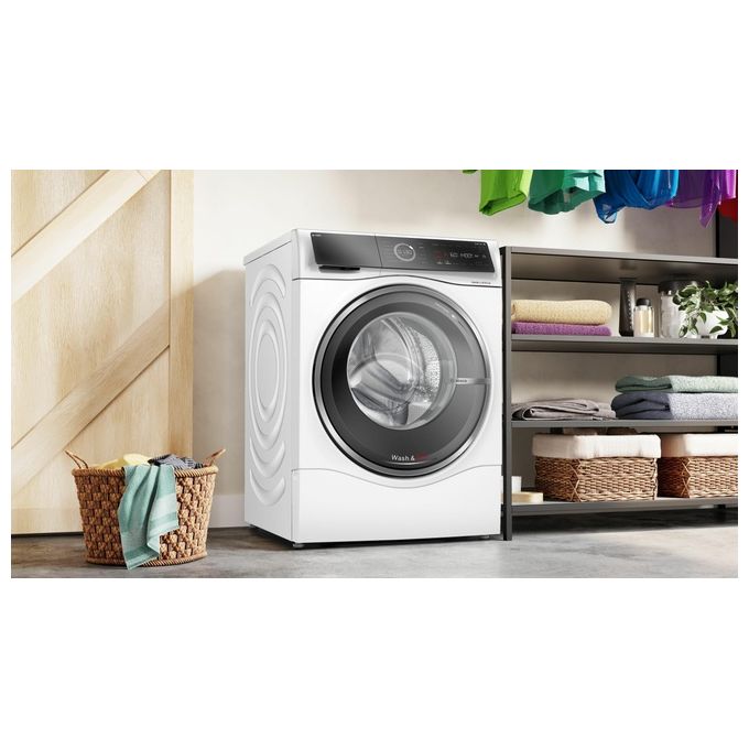 BOSCH serie 8 Lavasciuga 105-6 Kg 1400 giri classe D Vapore Iron assist Wi-fi bianco