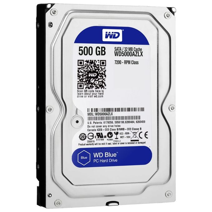 Western Digital Hdd 3,5'' 500Gb Blue Sata 3