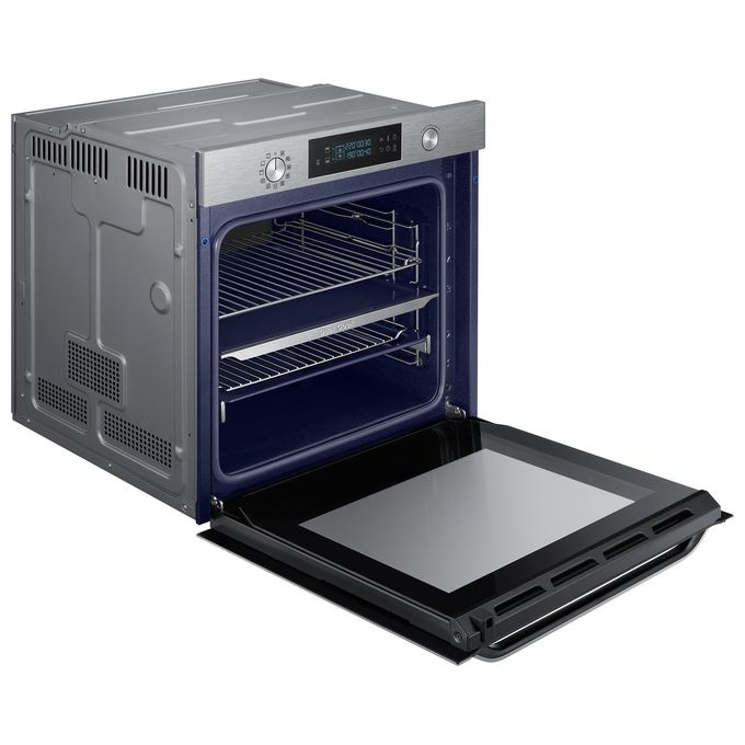 Samsung NV75K5541RS Serie Avant Dual Cook Forno Elettrico Multifunzione da Incasso Catalitico Doppia Ventola Capacita' 75 Litri Classe energetica A 50 Funzioni 60 cm Acciaio Inox