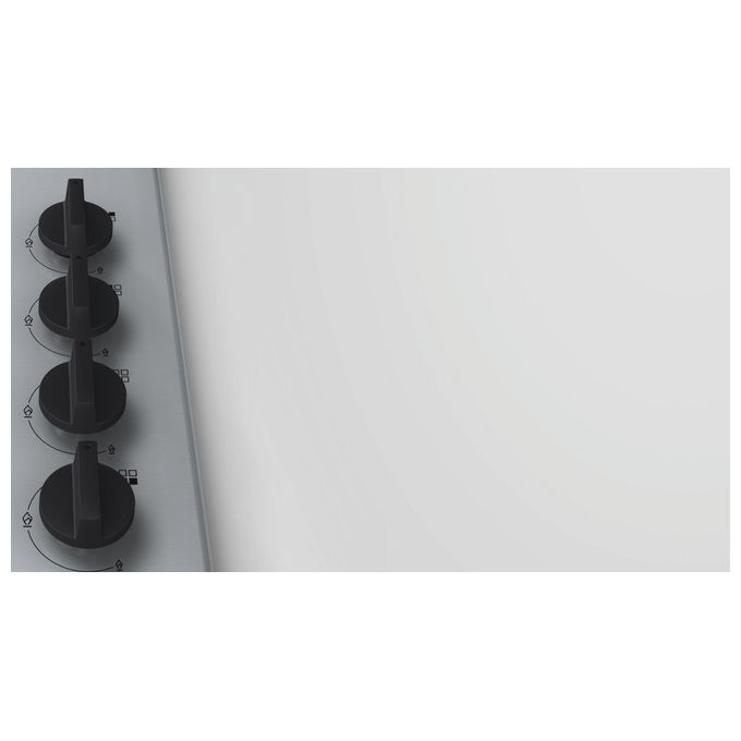 Siemens EG6B5PB60 Piano Cottura a Gas 60cm 4 Fuochi con Finitura Ghisa Inox
